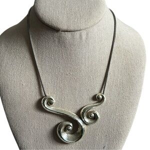 Brighton Genoa Necklace
Silver Plated Scroll Design 9283